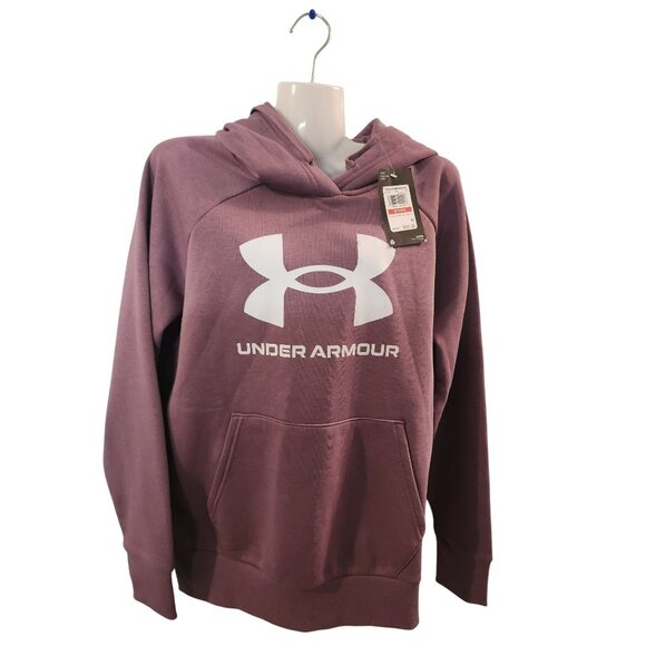 Under Armour Womens Rival Fleece Big Logo Hoodie SIZE XS - Picture 2 of 7